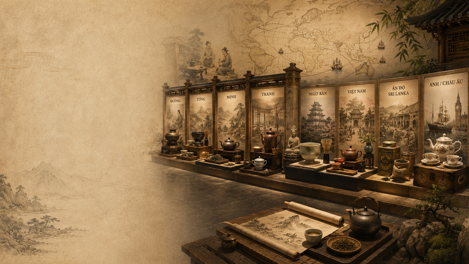 Tea Museum Display